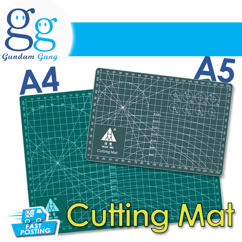 A4 A5 Cutting Mat 3mm thick Gunpla Self Heal Mat [Gundam Gang] Shopee