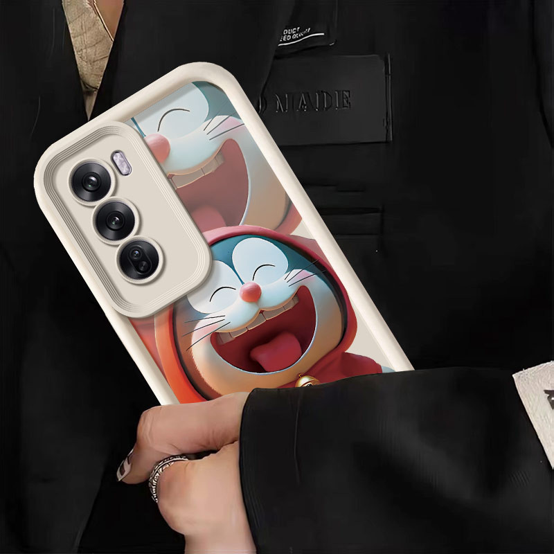 Casing OPPO Reno 12 Reno12 Pro CPH2625 CPH2629 Soft Doraemon Spider Man ...
