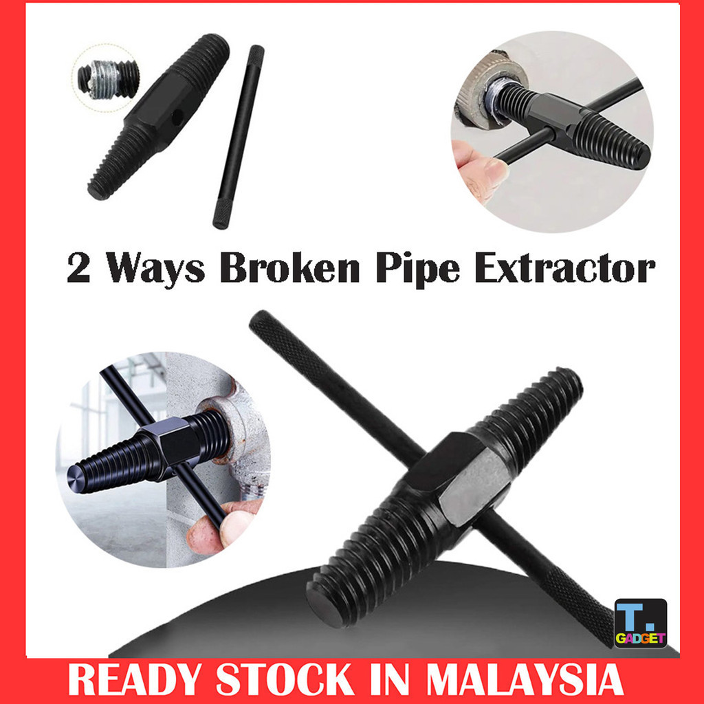 Dual-Purpose Broken Pipe Extractor 11mm and 13mm Damage Remover Tool ...