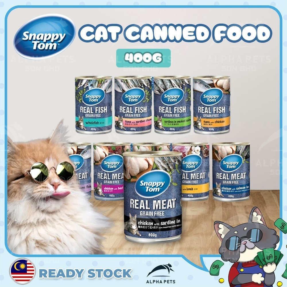 ALPHAPETS Snappy Tom Wet Food Cat Murah Cat Food Cat Wet Food Canned ...