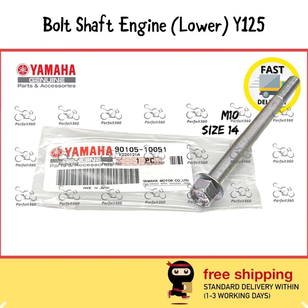 90105-10051 Y125ZR Bolt Flange Shaft Engine Shaft Crankcase Lower ...