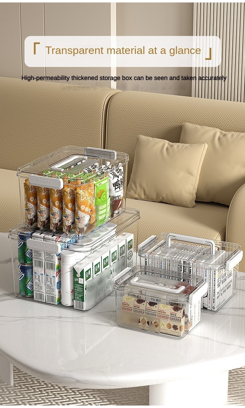 Transparent Transparent Storage Box, Household Plastic Storage Box ...