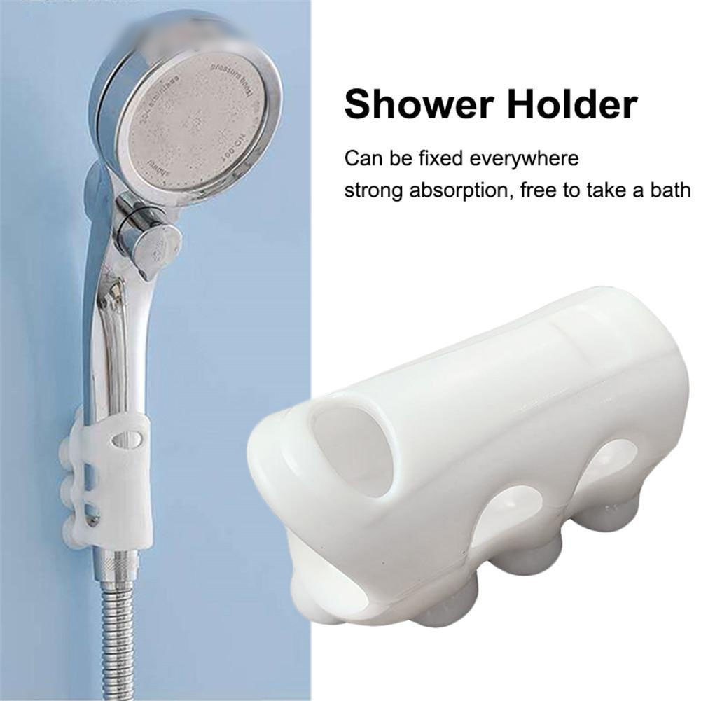 Silicone Shower Head Holder Durable Reusable Removable Shower Handheld Wall Moun