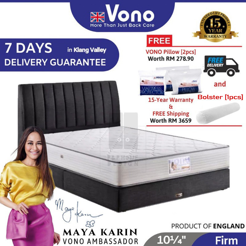 [ FREE DELIVERY Klang Valley ] VONO Orthopaedic Pro Latex Mattress [100 ...