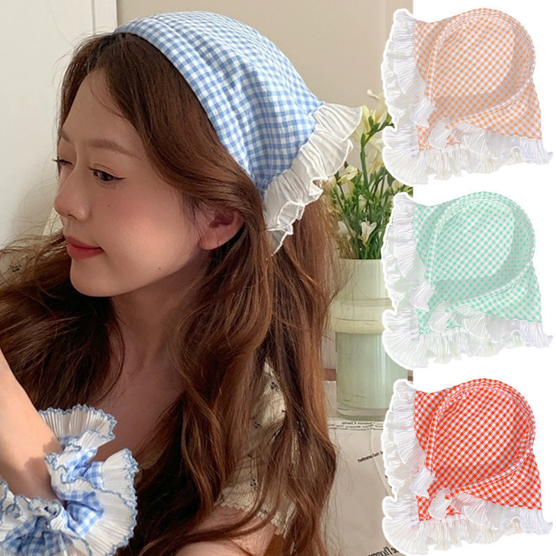 White Lace Floral Triangle Headscarf - Hollow Out Silk Head Scarf ...