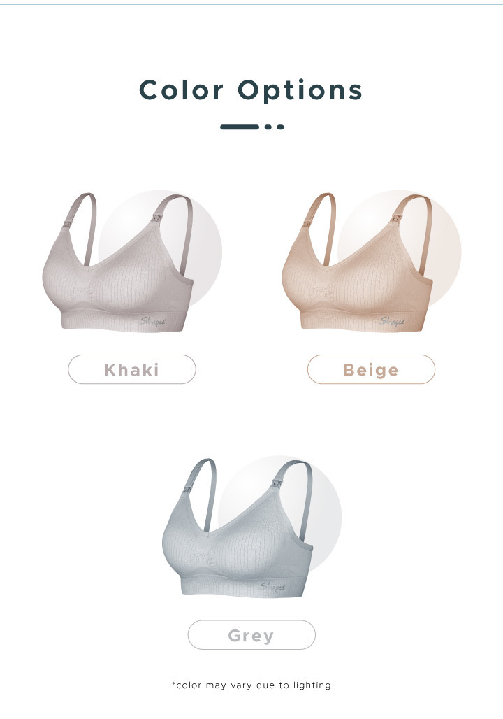 Shapee Cozy Nursing Bra | Wireless Comfort Breastfeeding Seamless Bra ...