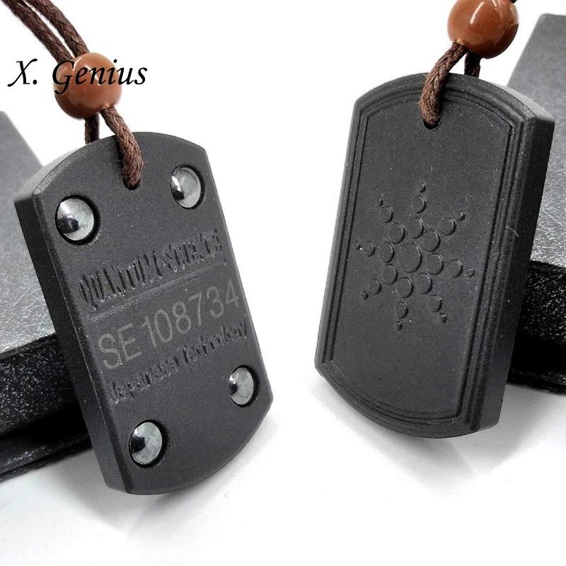 in stock Volcanic Rocks Pendant Necklace Anti EMF Radiation Protection ...