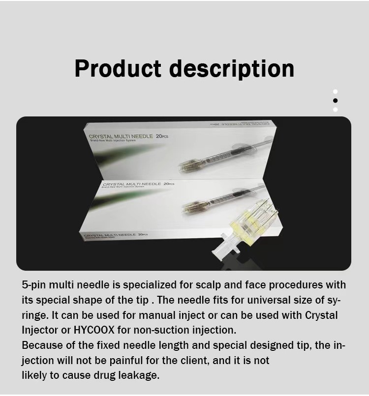 32G Crystal Multi Needle Disposable Sterile Five Needle Multi-Needles ...