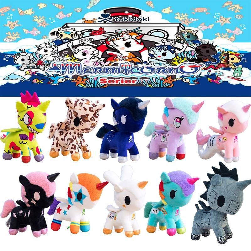 Tokidoki Adorable Cartoon Unicorn Mermaid Stuffed Doll Rabbit | Shopee ...