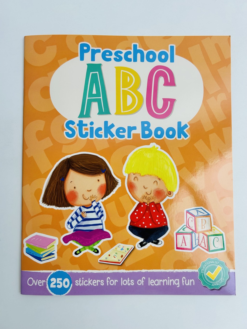 Preschool ABC Activity & Sticker Book For Kids To Learn Alphabet With ...