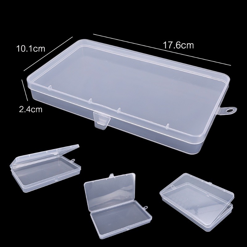 Frosted Transparent Plastic Card Box / Household Small Items Sorting ...