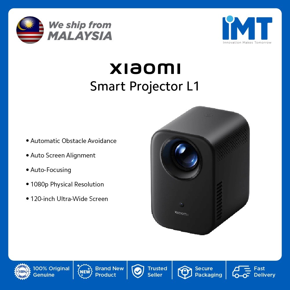 Xiaomi Smart Projector L1 | 1080P Physical Resolution | 120-inch Ultra ...