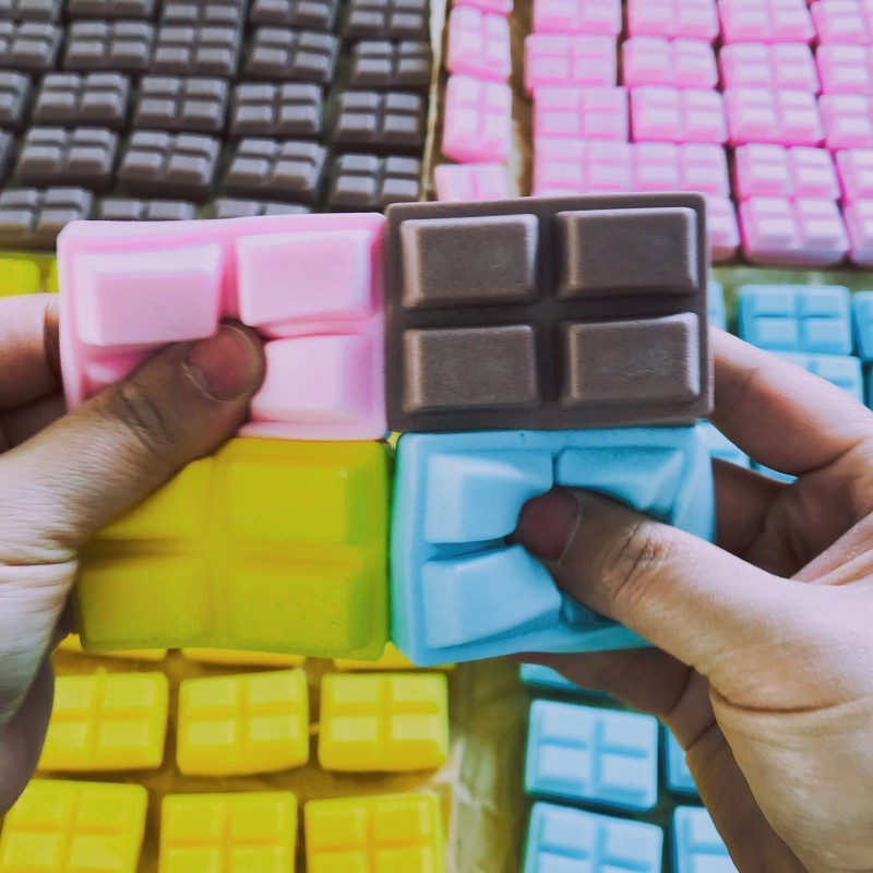 Sugar Squishy Meijii Chocolate Bar Slow Rising Squishy | Shopee Malaysia