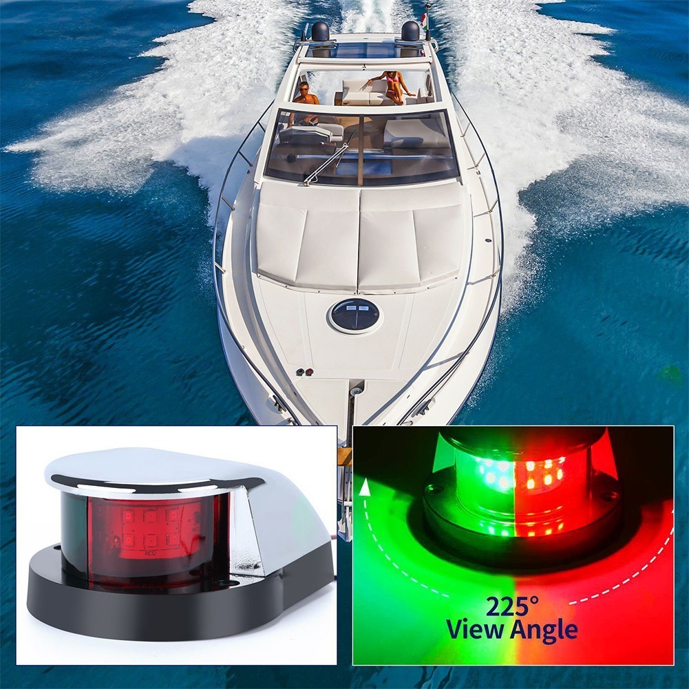 𝑮𝒊𝒈𝒈𝒍𝒆 High Quality Boat Navigation Lights - Red and Green LED Marine ...
