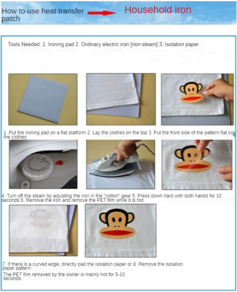 Hot selling teddy bear cartoon, heat transfer printing, hot stamping ...