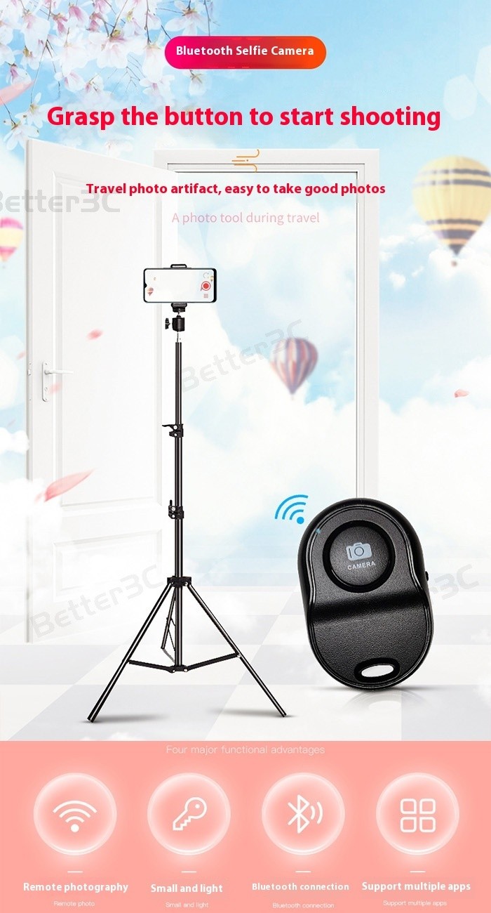 Mini Portable Bluetooth5.0 Wireless Controller Remote Control Button ...