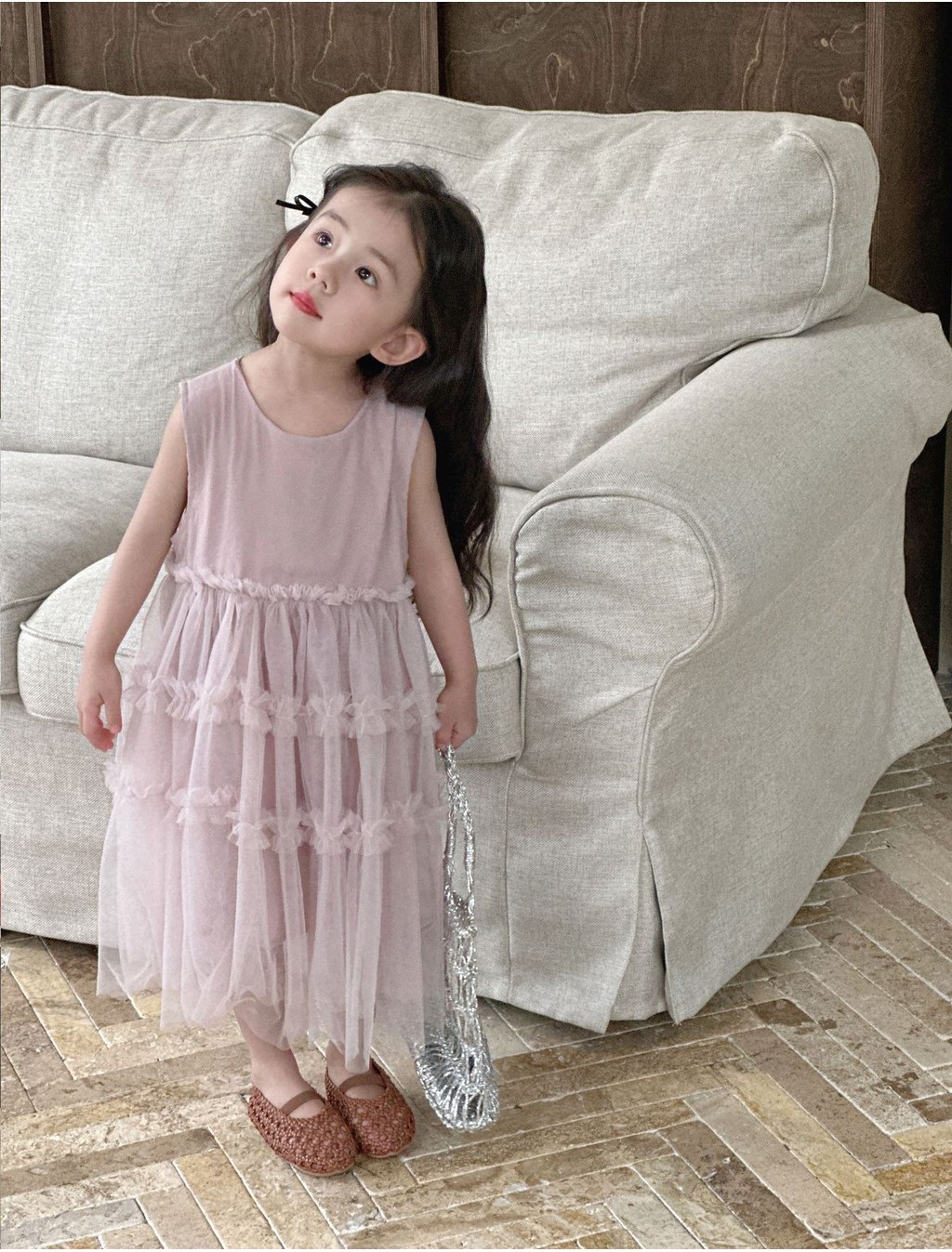 Girls Dress Girls Dress Girls Dress Flower Girl Dress Cotton Domi 2024 