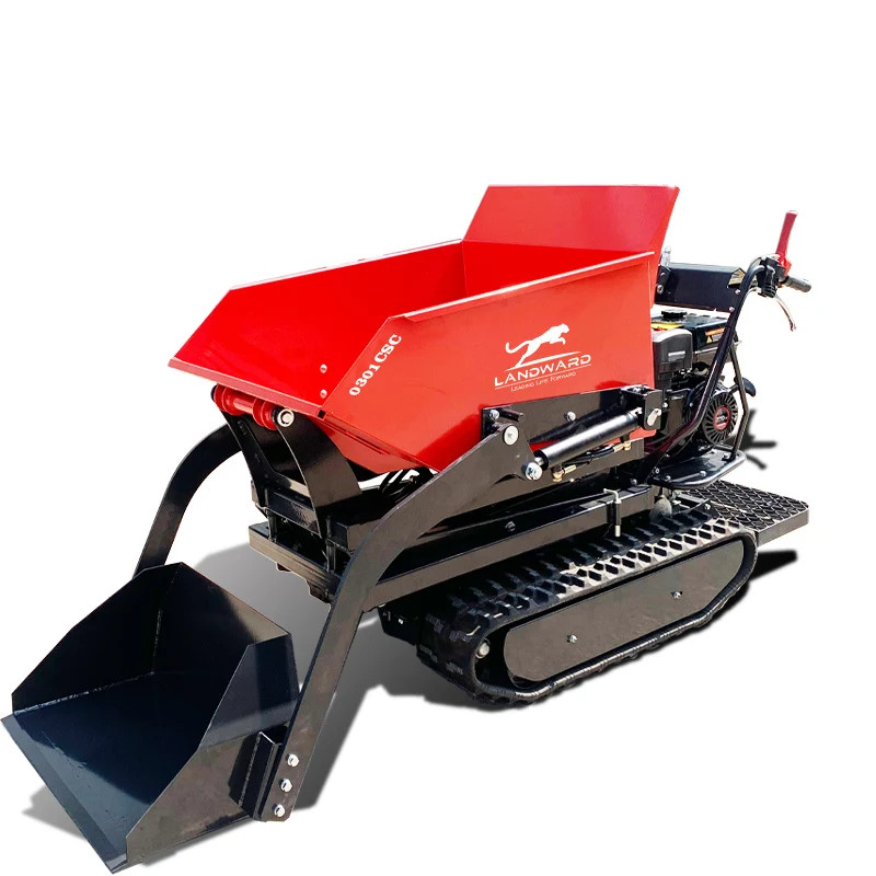 High Power Mini Dumper Customized 800 KG Micro Tipper Small Crawler ...