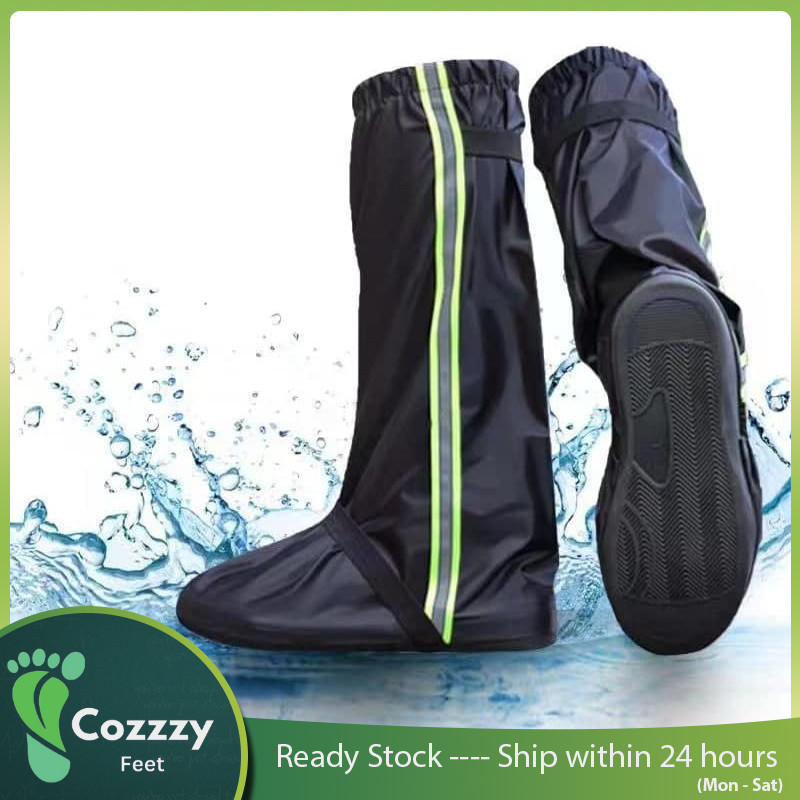 Waterproof Rainproof Shoe Cover Kasut Tahan Hujan Tebal Tutup rain coat ...