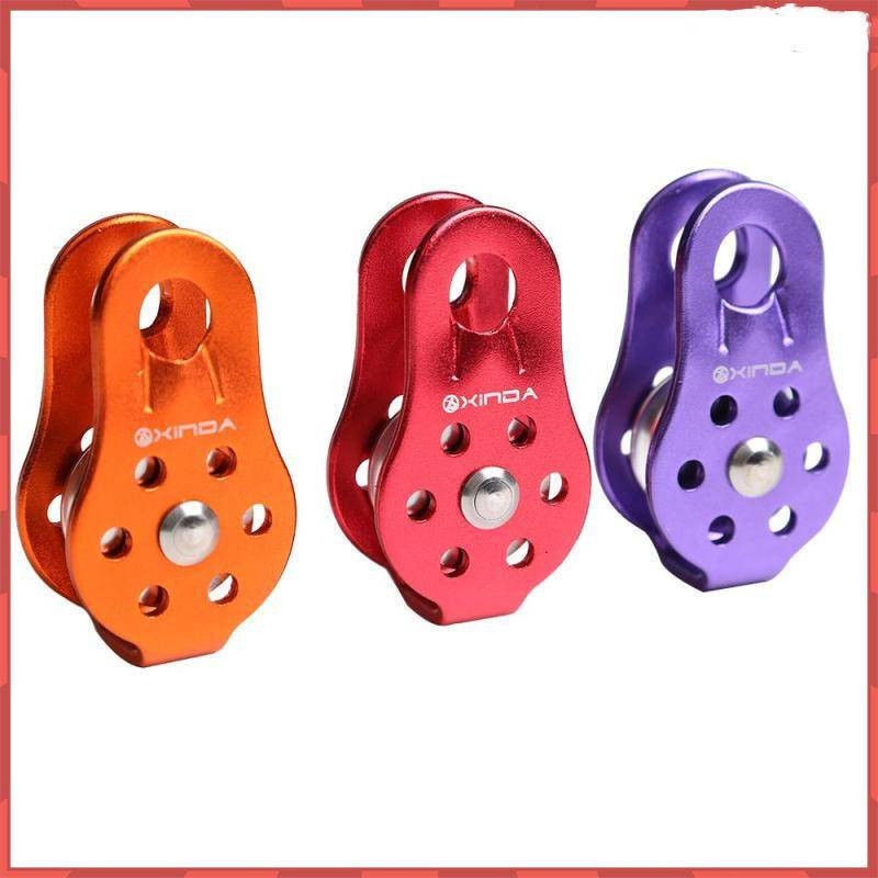 Xinda 20KN outdoor single wheel universal fixed edge rope wheel ...