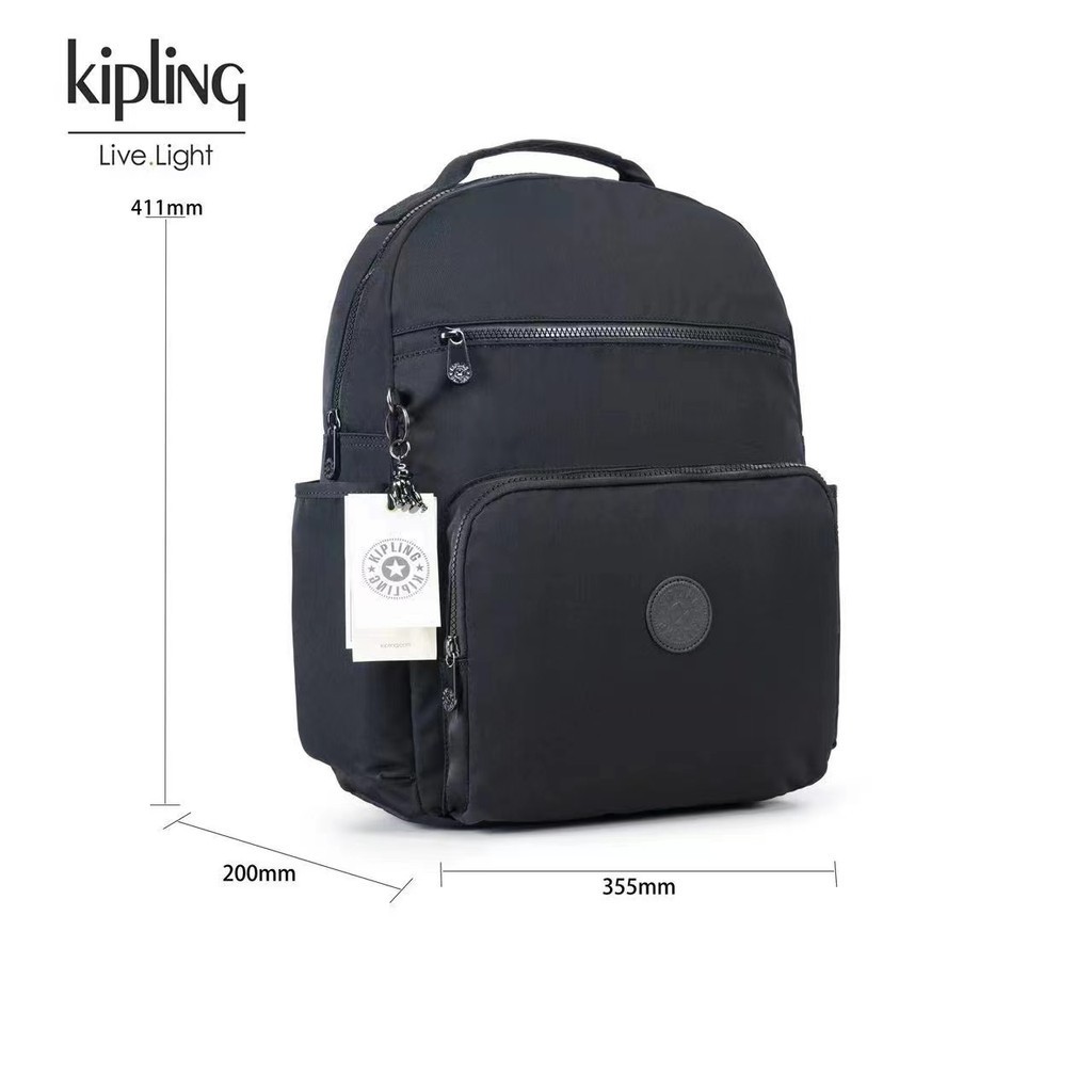 Kipling So Baby - Zaino Porta Pannolini Tutto In Uno Con Fasciatoio Integrato, 24L, Grigio - 3