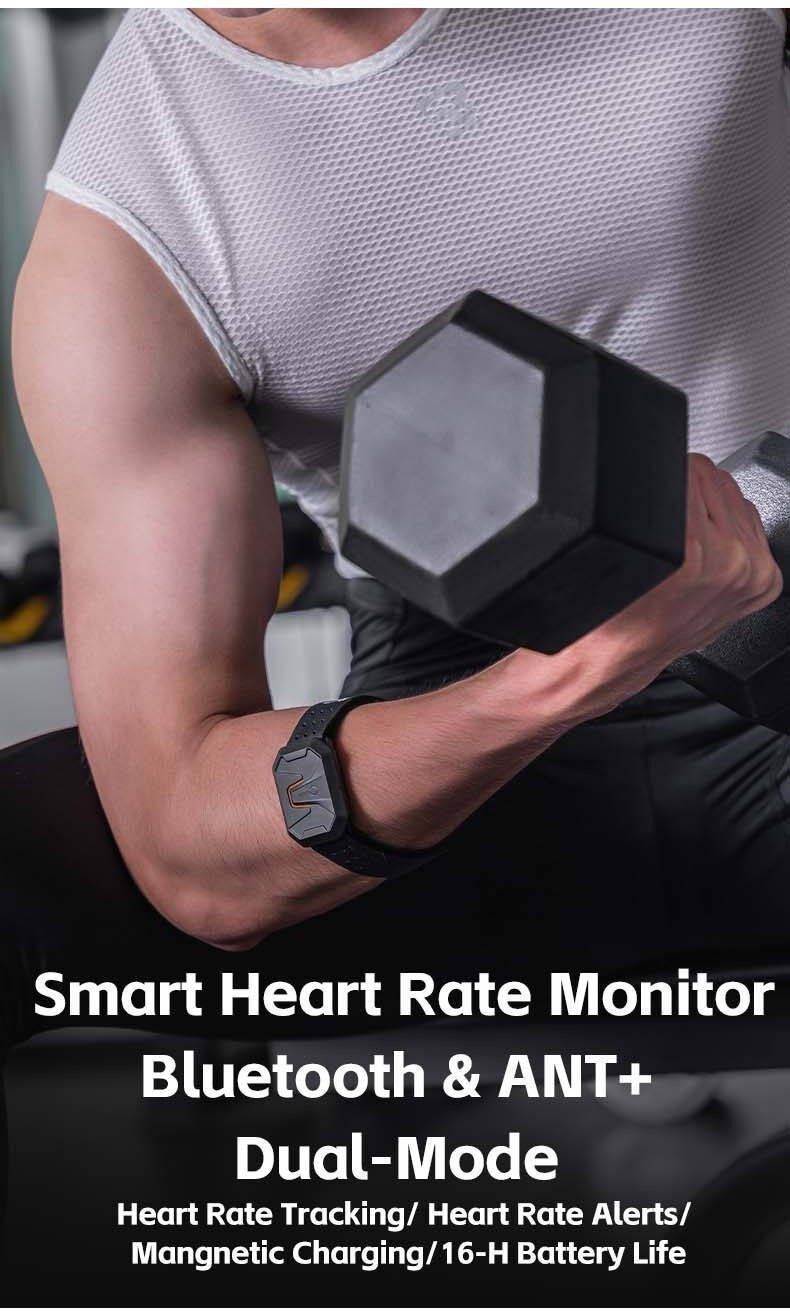 【MY Delivery】ROCKBROS Heart Rate Running Cycling Arm Belt Dual Mode ...