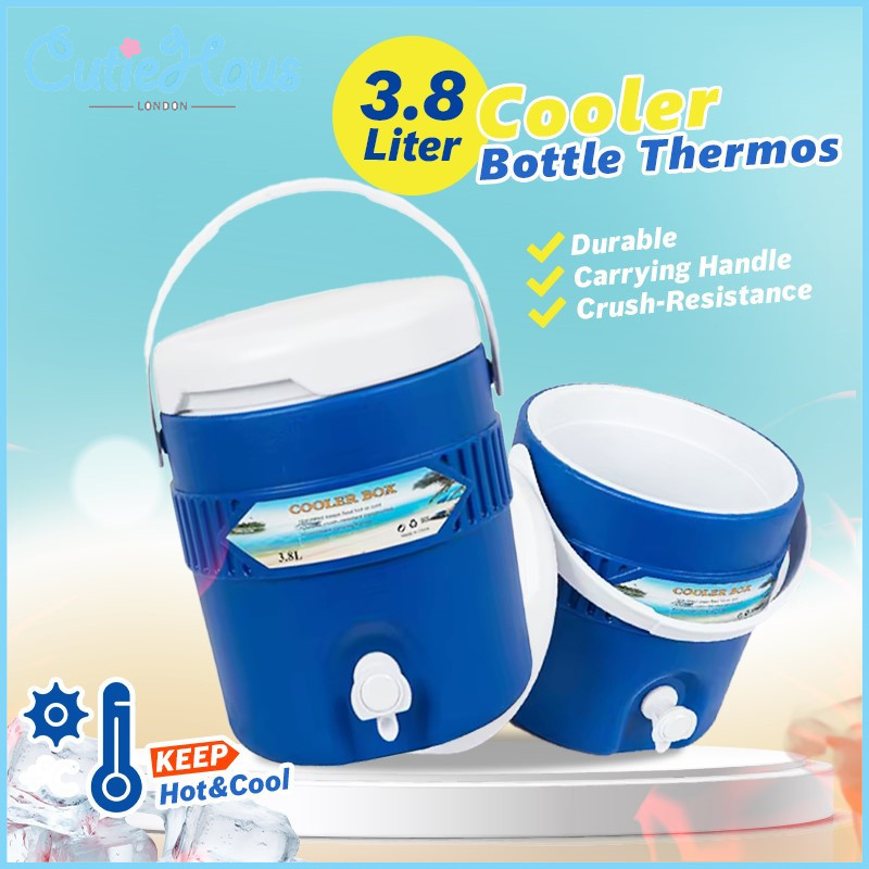 Cutiehaus 3.8L Cooler Bottle Thermal Jug Insulation Barrel Pitcher Hot ...