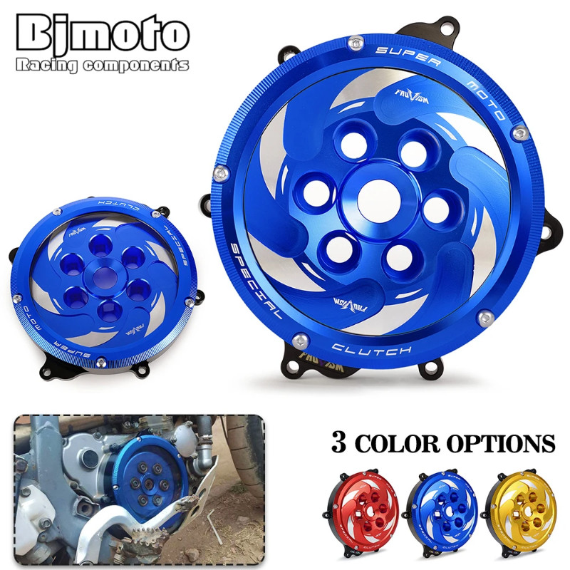 thumbnail image 2 of Black Anodized Engine Outer Clutch Cover For Suzuki DRZ400 / DRZ400S/E/SM (2000-2024) 2 of 4