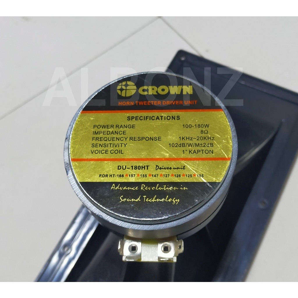 in stock 180Watts Driver Unit HT-125 (12