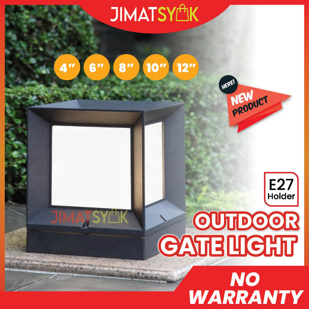 Outdoor Gate Light 4 Inch / 6 Inch / 8 Inch / 10 Inch / 12 Inch Weather ...