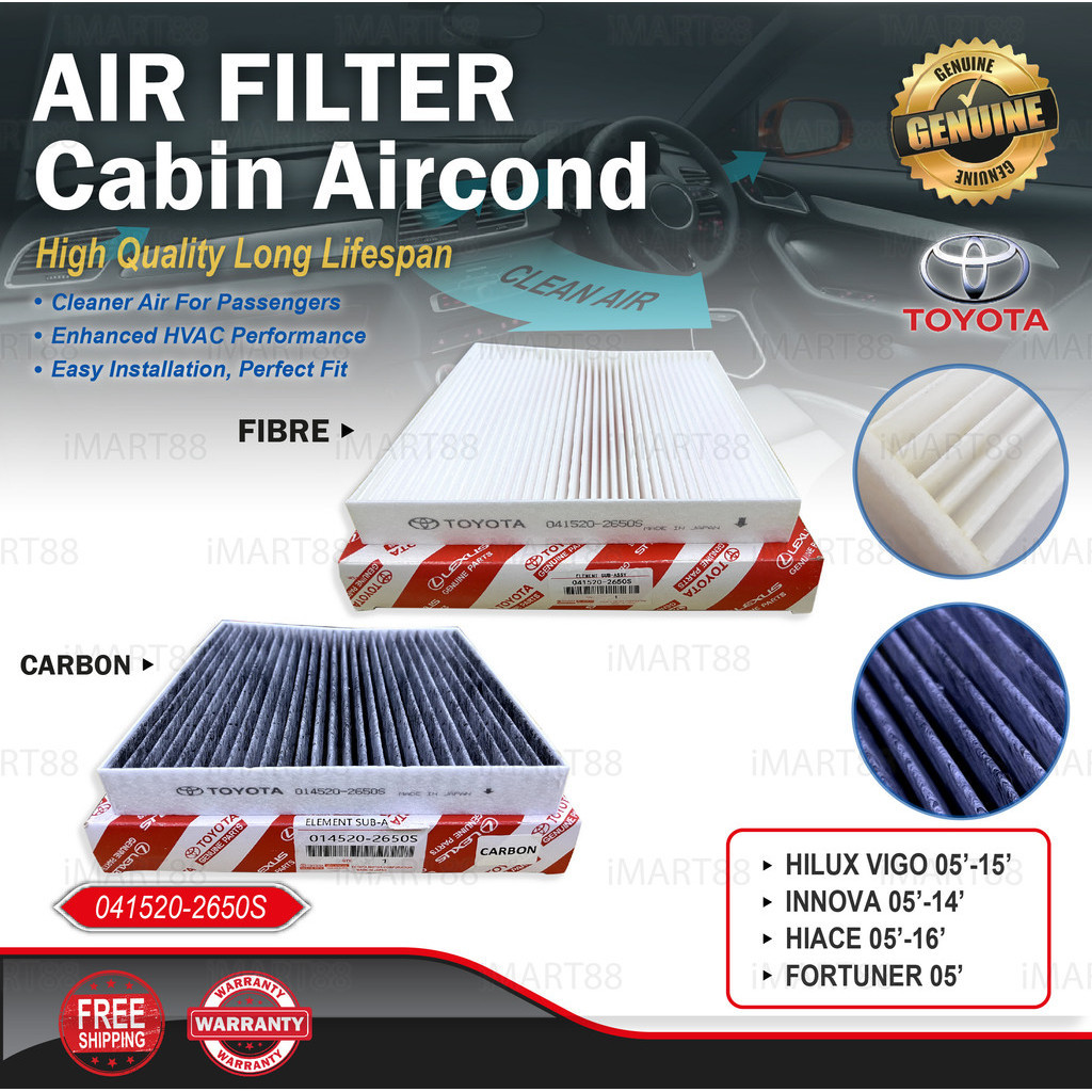 EXCEL Cabin Air Filter For Toyota Highlander 01-07 / Lexus IS300 01-05 / GS300 98-00