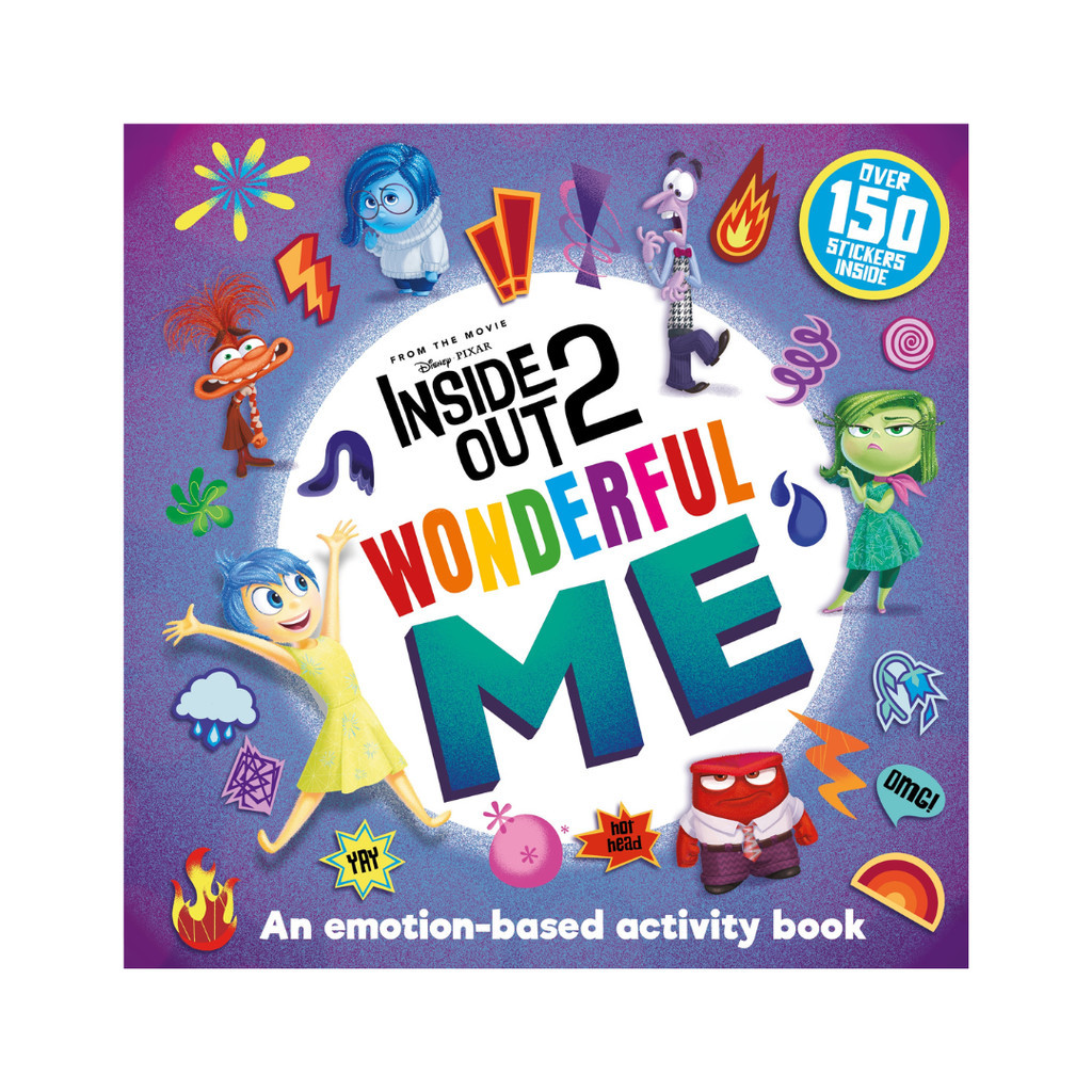 Disney Pixar Inside Out 2 Wonderful Me Activity Book With 150+ Stickers ...