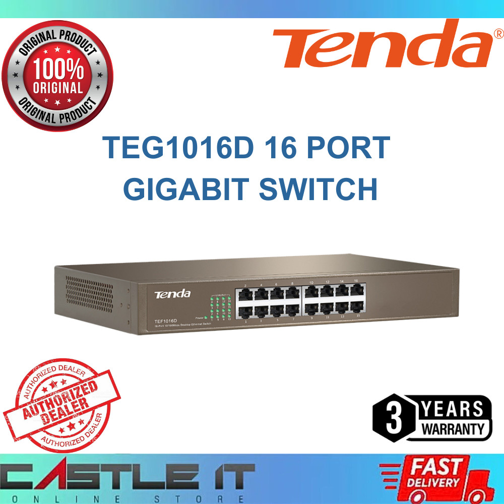 Switch di rete 5 porte Gigabit 10/100/1000 Fast Ethernet Mercusys