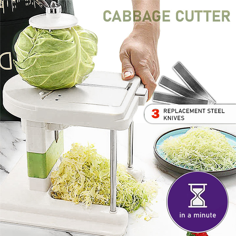 Cabbage Cutter Vegetable Graters Lettuce Shredder Chopper Slicer Peeler ...