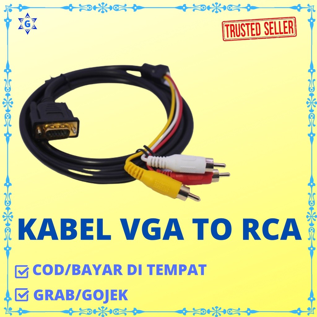 in stock Vga TO RCA CABLE | Shopee Malaysia