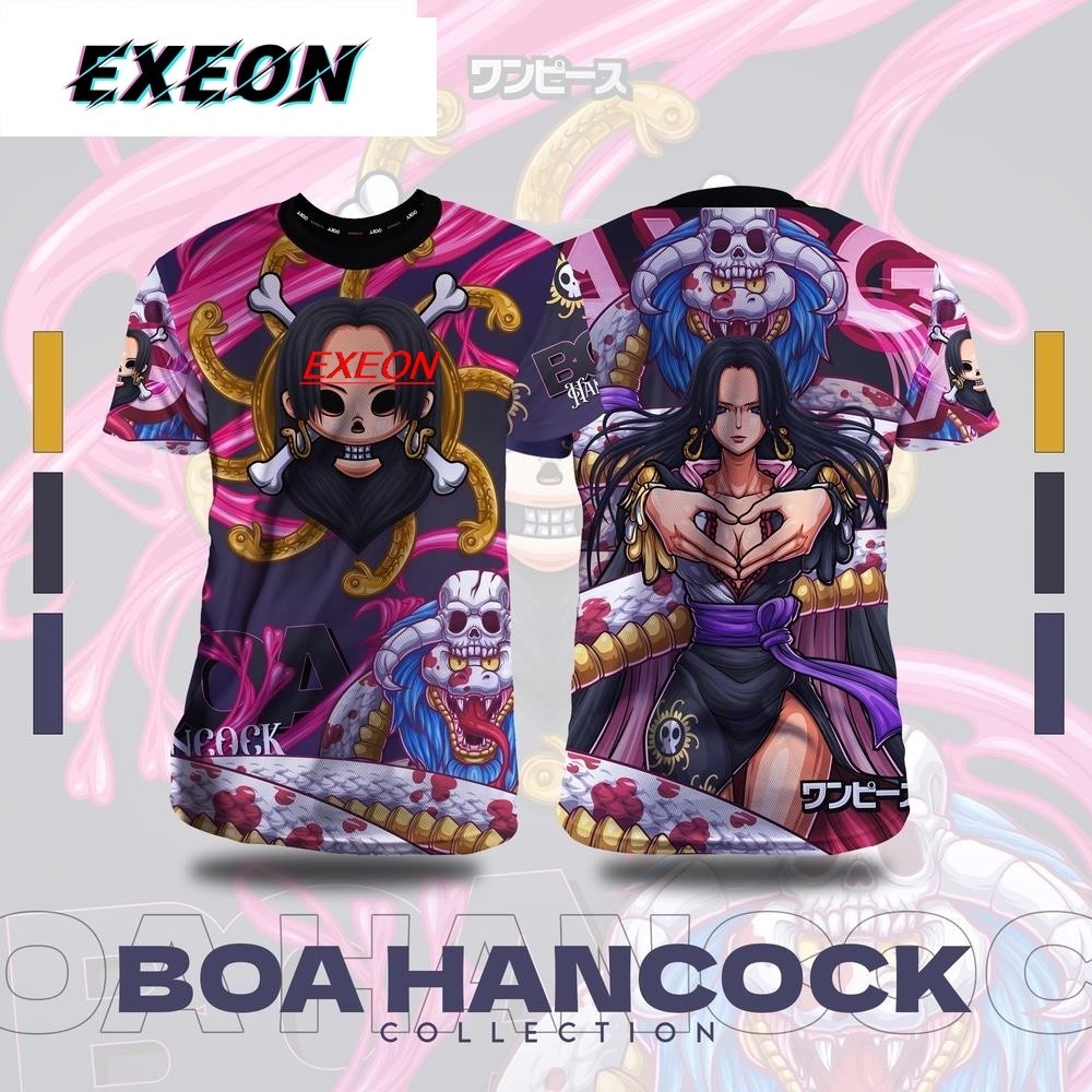 EXEON AXGG One Piece - Boa Hancock Anime T-Shirt Short Sleeve | Shopee ...