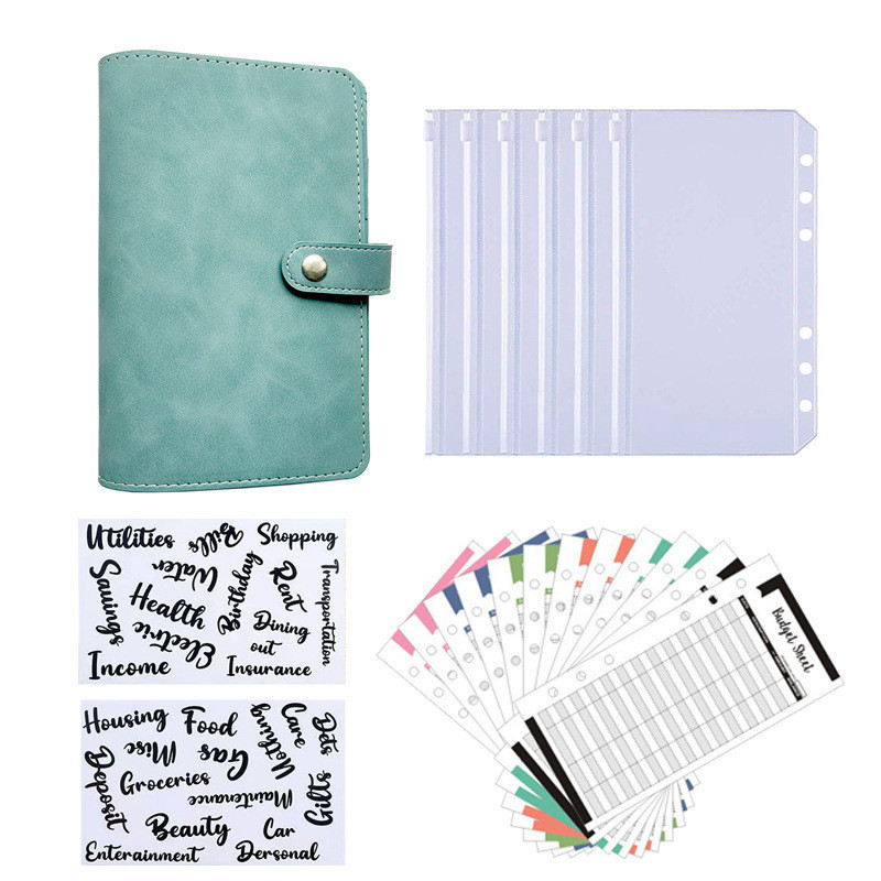 6 Holes Loose-leaf Notebook for Financial Management / Money Cash Bill ...