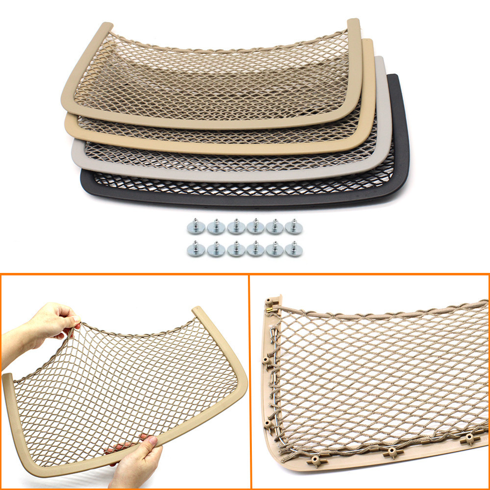 Car Front Seat Back Storage Pocket Net Cover Rear String Bag Mesh ...