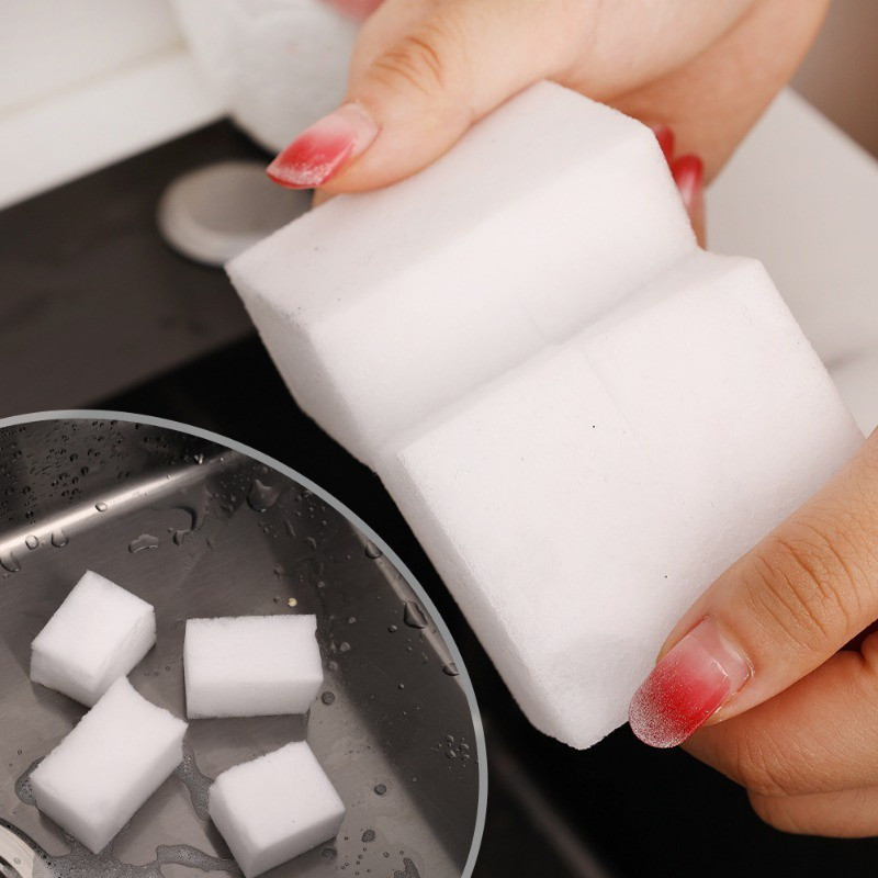 5PCS Double-Sided Cleaning Sponges - Dishwashing Sponge Wipe - Kitchen ...