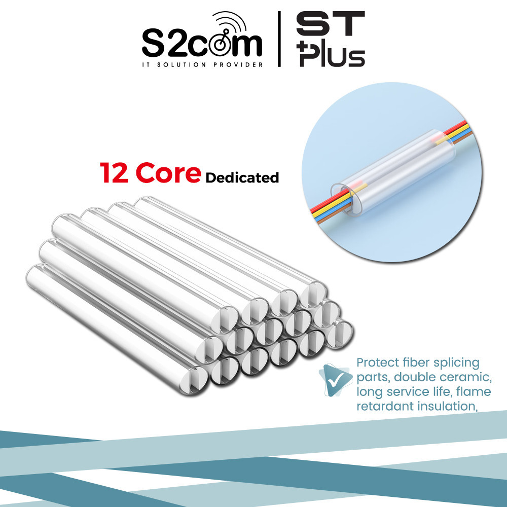 Fiber Optic 12 Core Ribbon Double Ceramic Fusion Splicing Protective ...