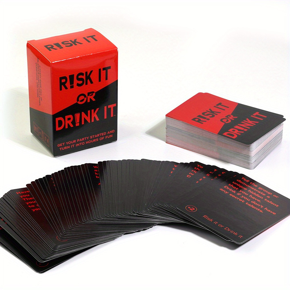 RISK IT OR DRINK IT- Fun Party Game for College, Pregame, Night ...