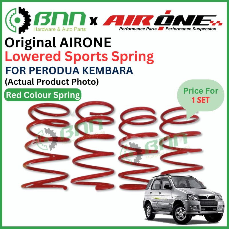 [BNN] AIRONE Perodua Kembara 1998 - 2008 Lowered Height Sport Spring ...