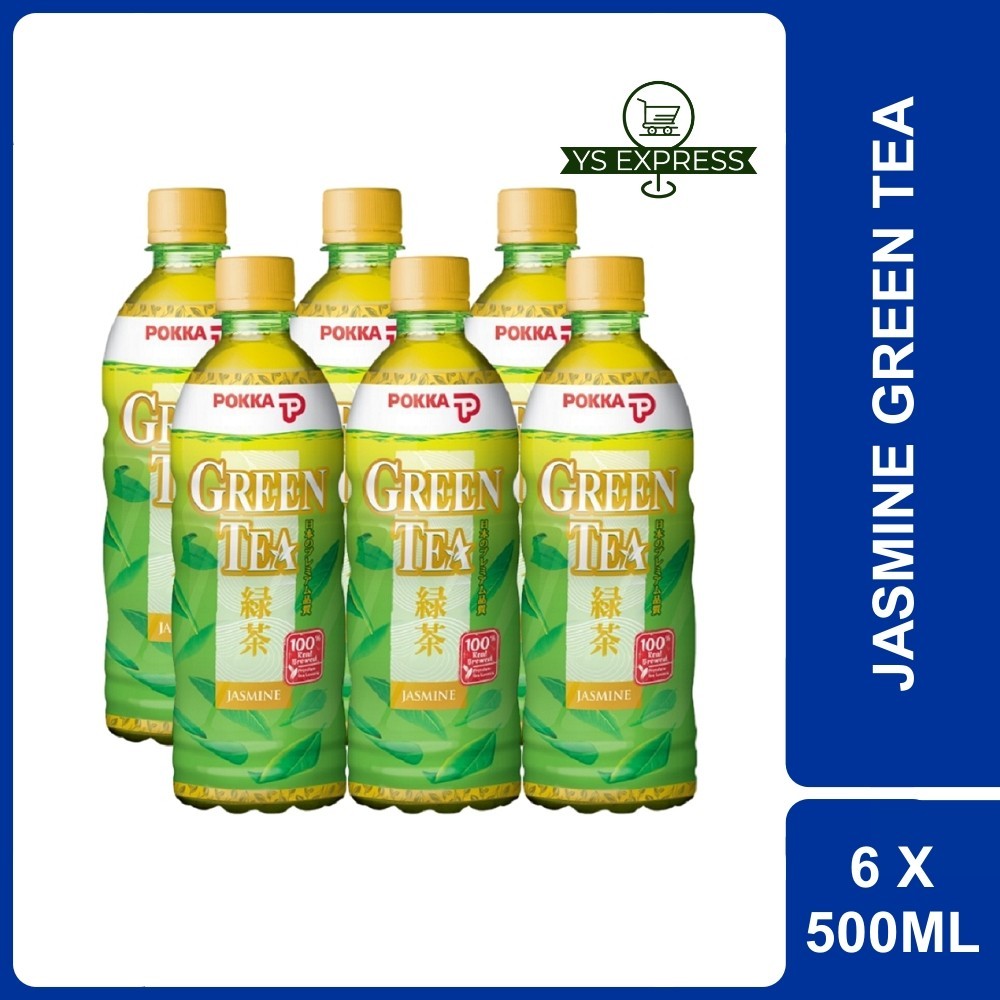 POKKA Jasmine Green Tea 6X500ML - Jasmin Teh Hijau | Shopee Malaysia
