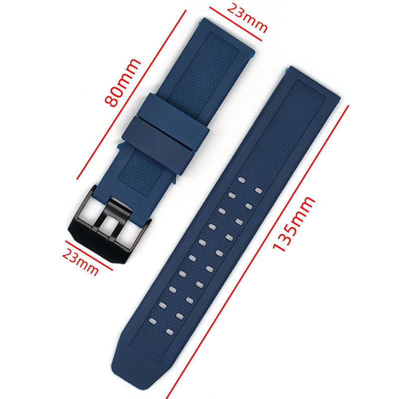 23mm Silicone Watch Strap for Luminox Military 7251 3050 3501 Watch ...