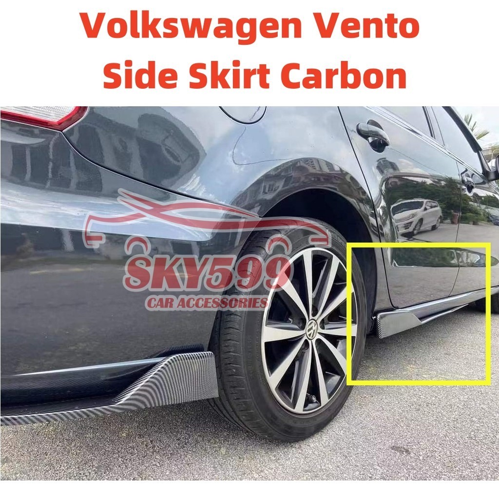 Volkswagen Vento Front Bumper Diffuser Lip Wrap Angle Splitters Side ...