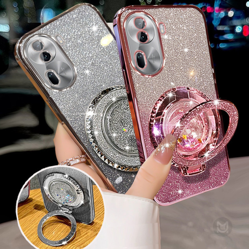 Bling Casing For OPPO Reno 11 10 8 Pro 11F 8T 8Z 7Z 10Pro Plus Liquid ...