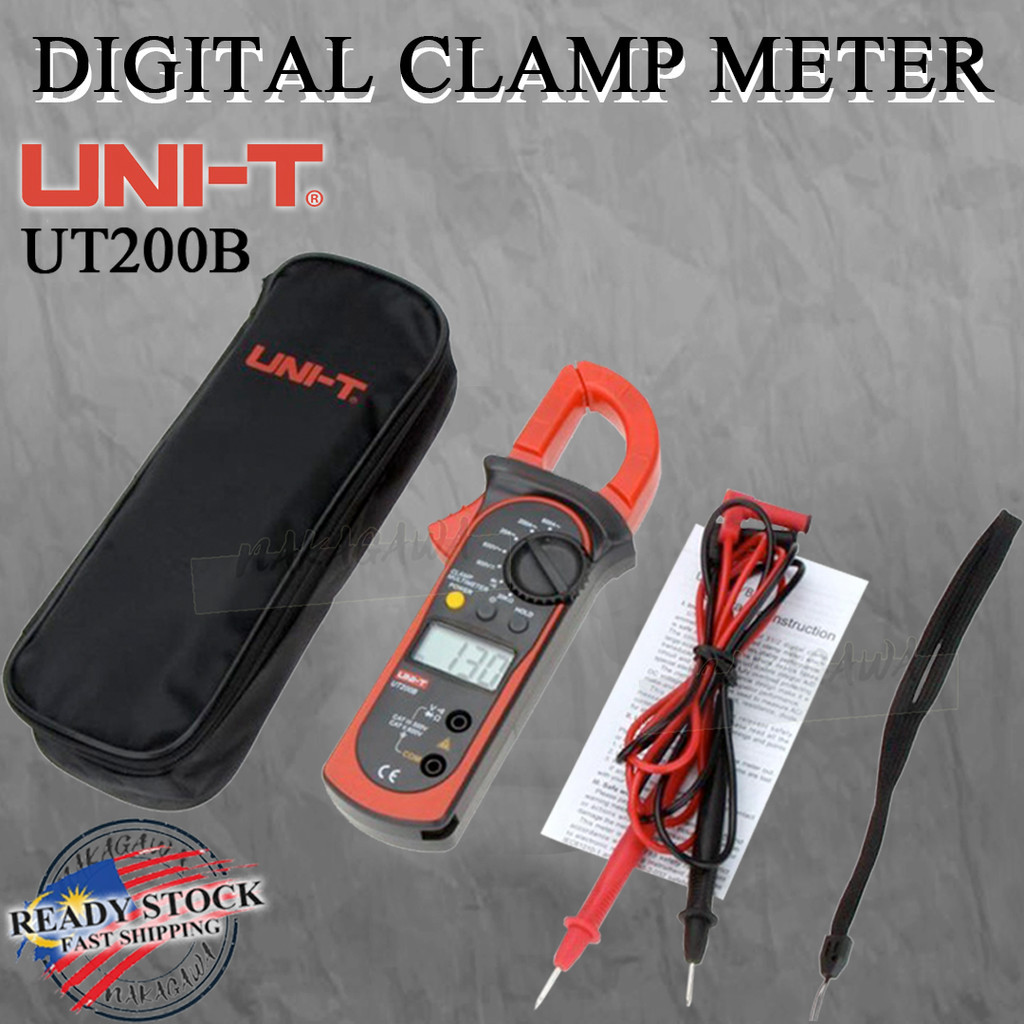 UNI -T UT200B DIGITAL CLAMP MULTI METER | Shopee Malaysia