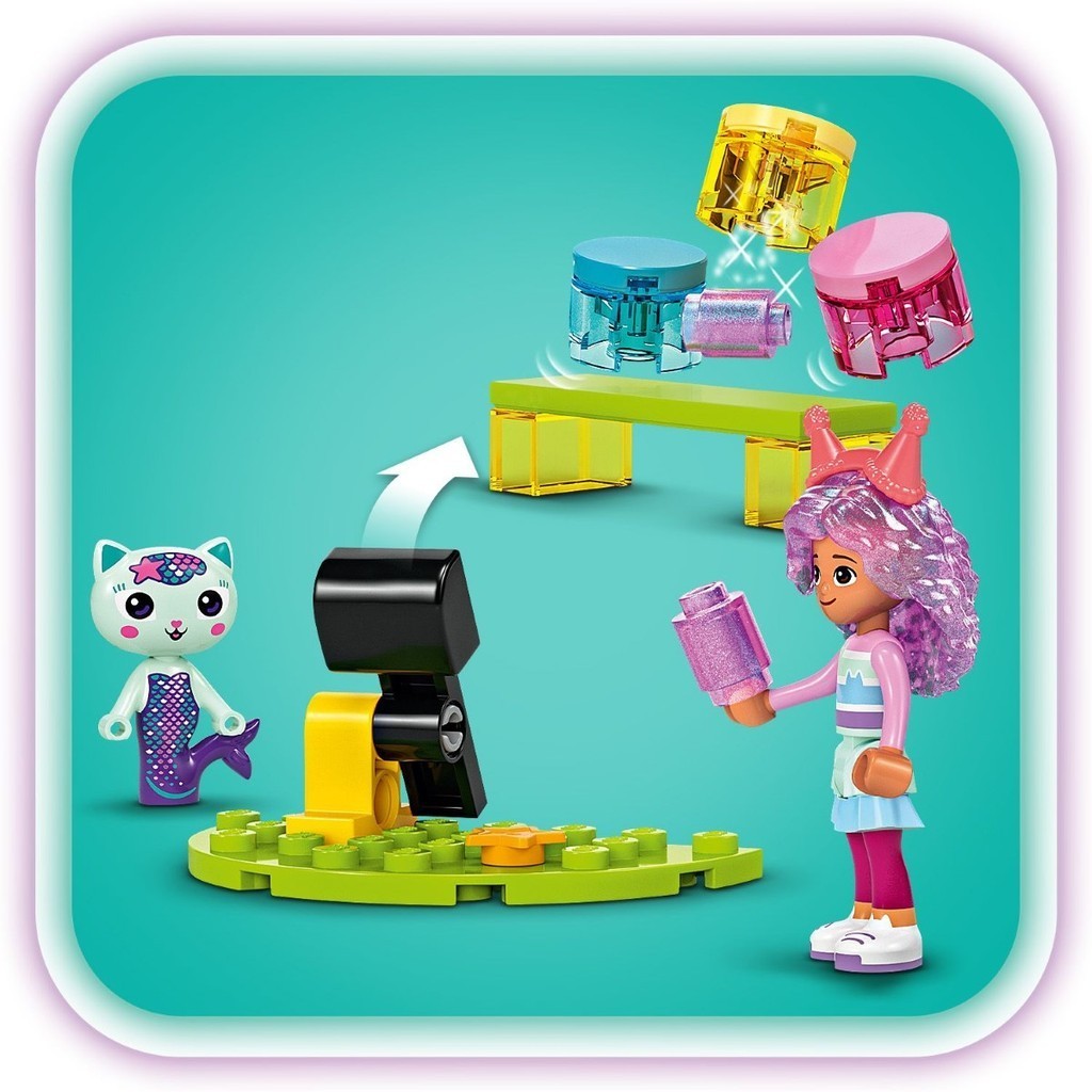LEGO 10797 Gabby's Dollhouse Gabby's Party Room Building Toy Set (252 ...