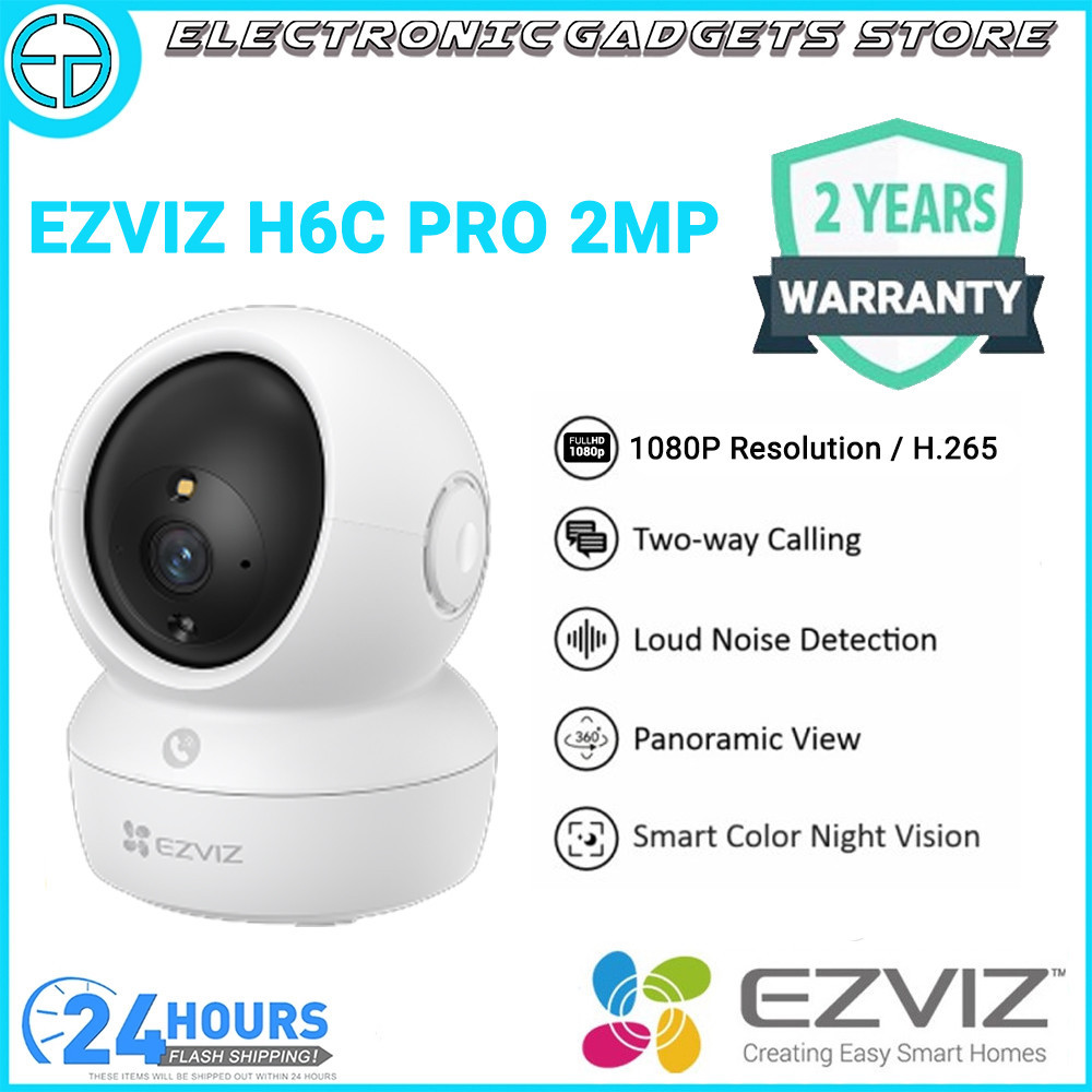 Ezviz H6C Pro 2MP Full HD 1080P Two Way Talk Auto Tracking H.265 Pan ...