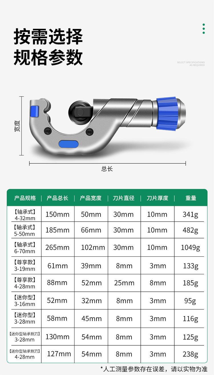Baolian Stainless Steel Pipe Cutters Iron Pipe Copper Pipe Cutters ...